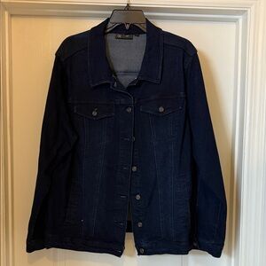 DG2 by Diane Gilman Dark Blue Jean Jacket